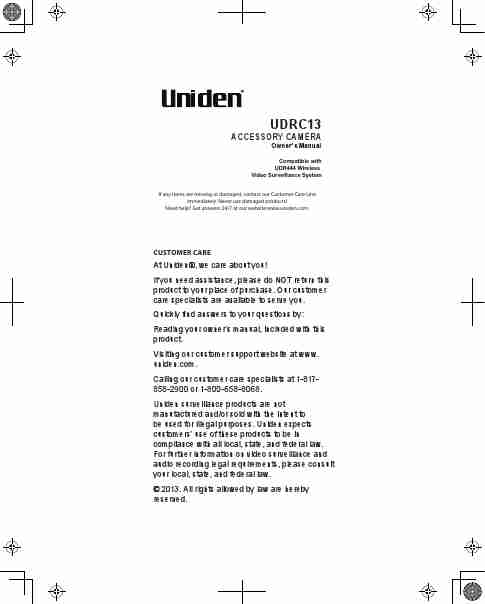 Uniden Camera Accessories UDRC13-page_pdf